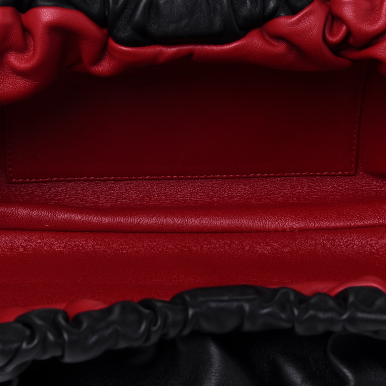 Mansur Gavriel Lambskin Cloud Clutch Black Flamma 5 of 13