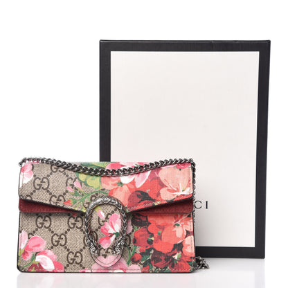 Gucci GG Supreme Monogram Blooms Super Mini Dionysus Shoulder Bag Beige Multicolor Dry Rose 11 of 11