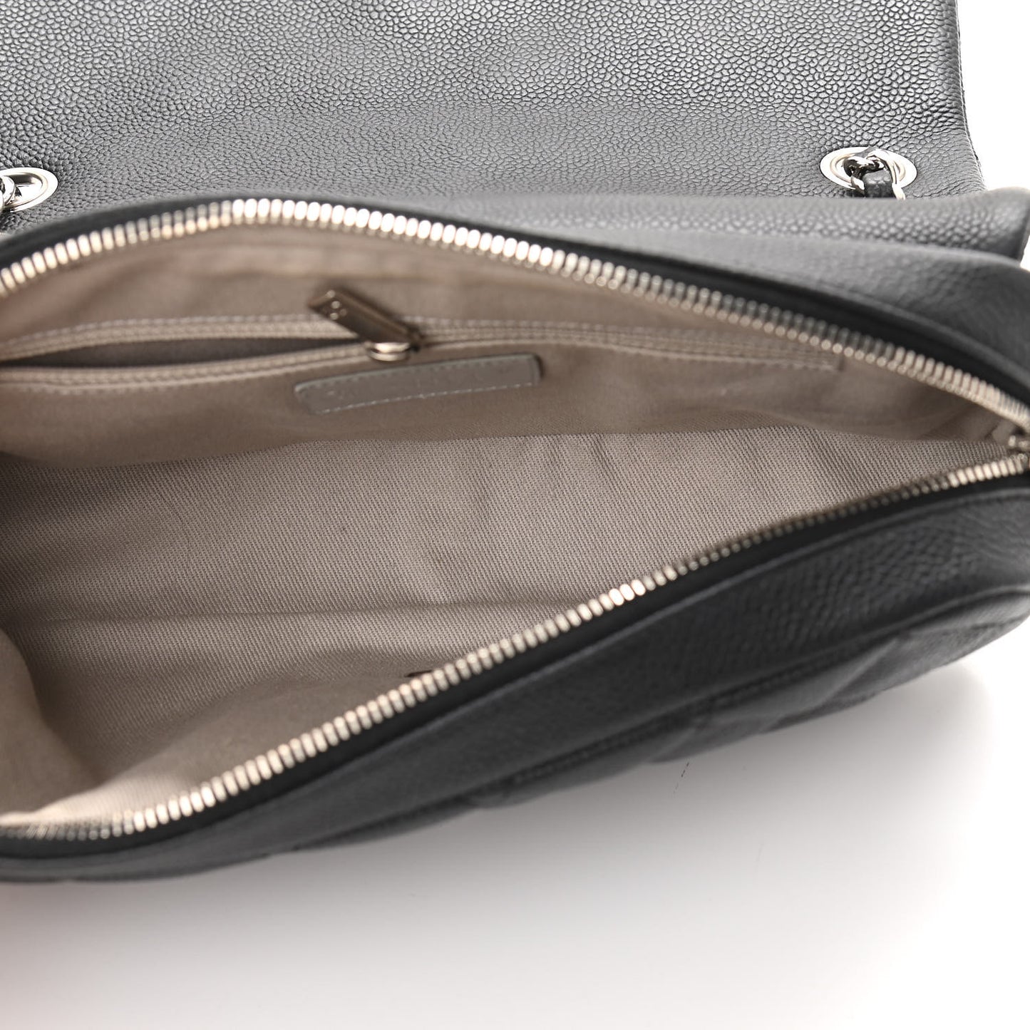 Caviar Quilted Medium Easy Flap Black