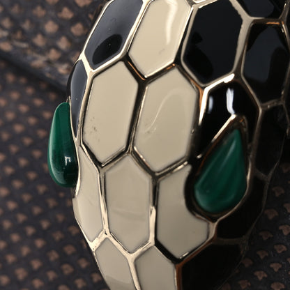 Bulgari Shiny Karung Serpenti Forever Top Handle Brown 12 of 12