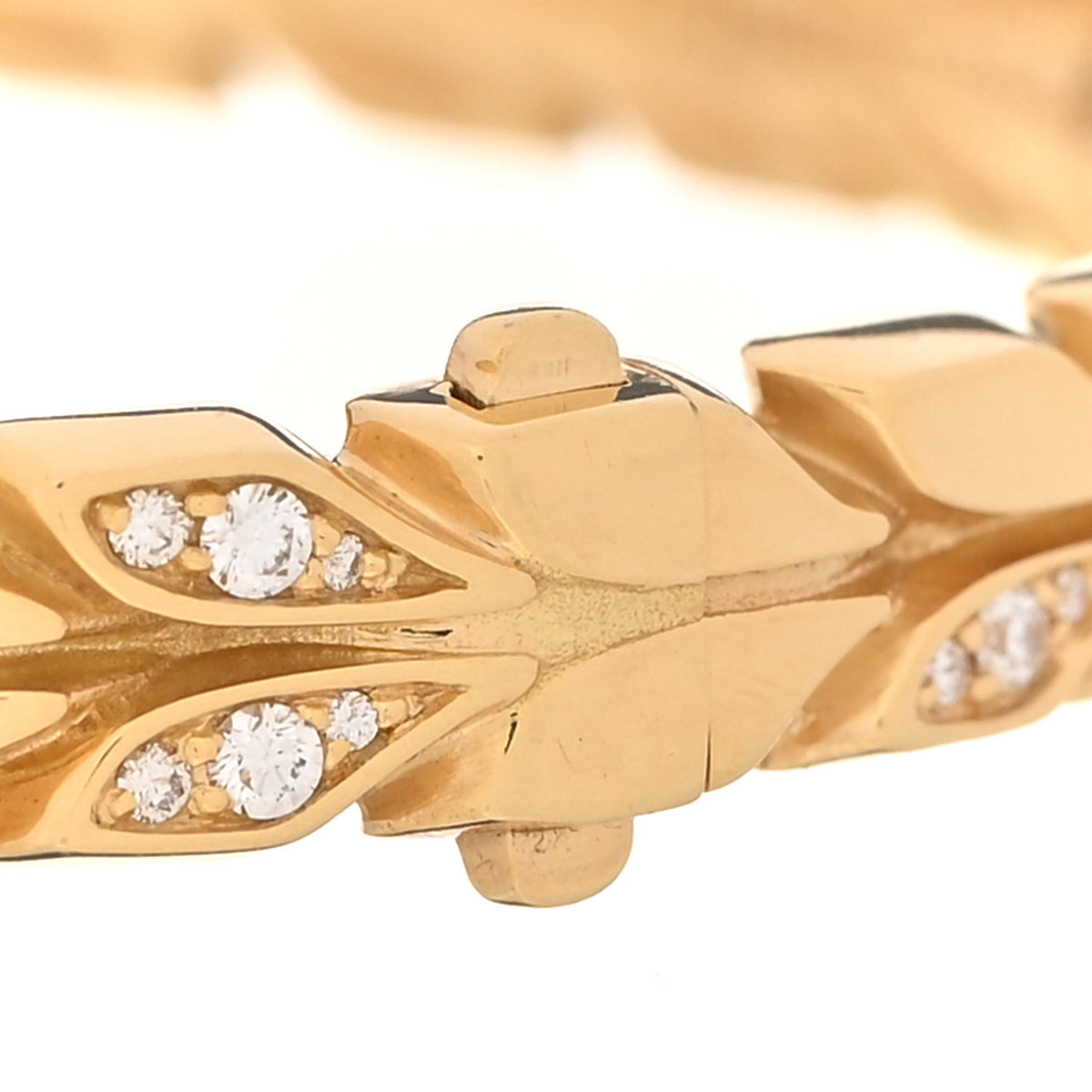 Tiffany 18K Yellow Gold Diamond Victoria Vine Bracelet 3 of 6
