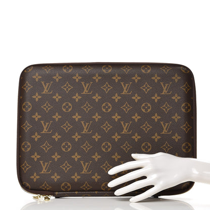 Louis Vuitton Monogram 13 Inch Laptop Sleeve 2 of 7