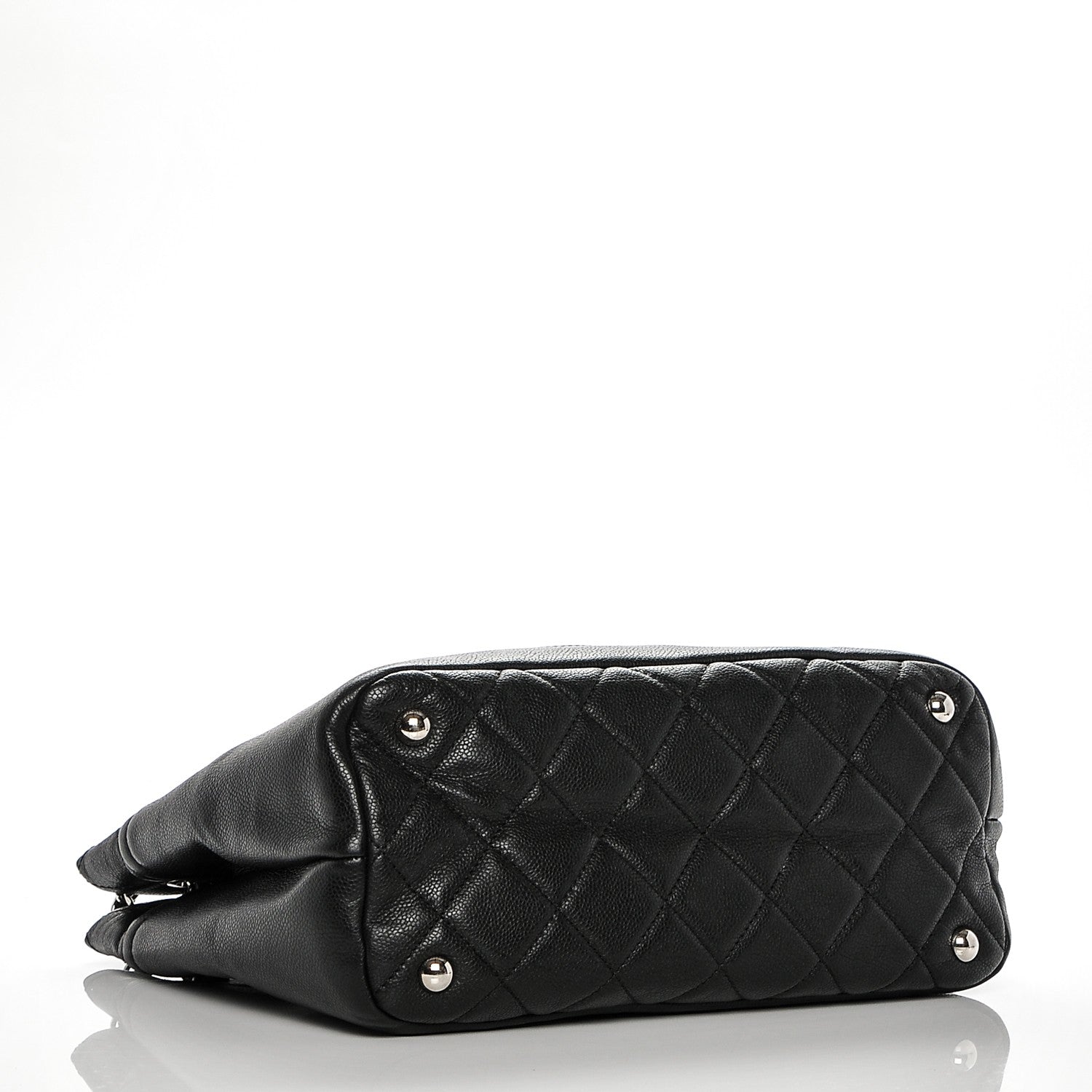 Chanel Caviar Quilted CC Timeless Soft Tote Black 4 of 7
