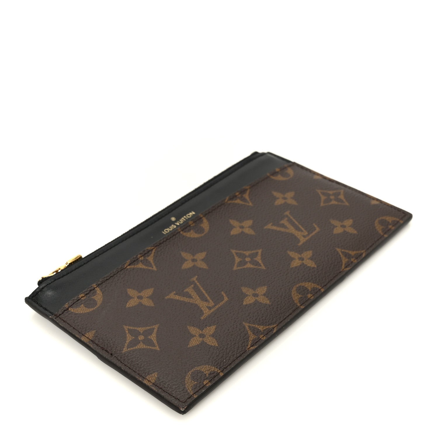 Louis Vuitton Monogram Slim Purse Black 4 of 9
