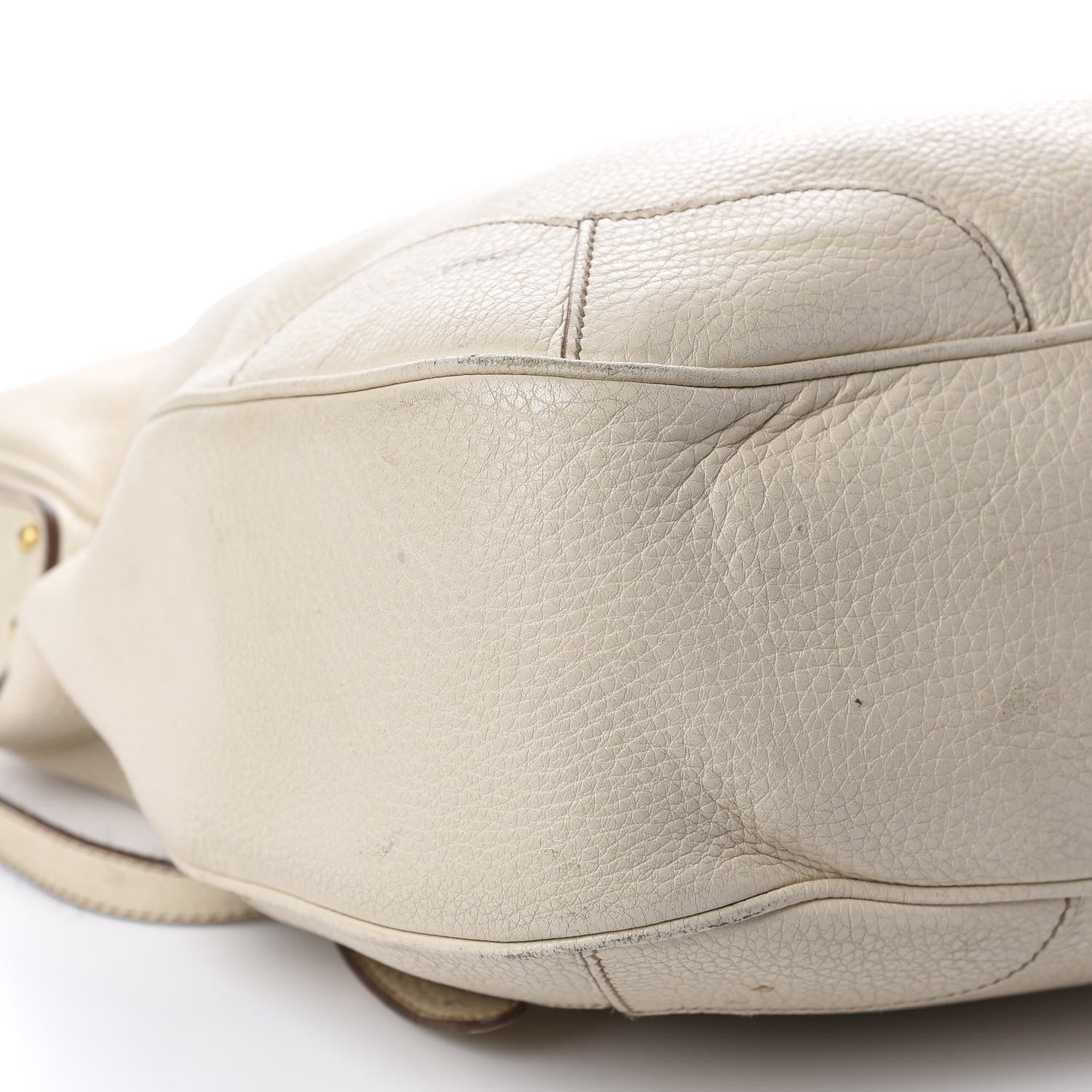 Prada Vitello Daino Shoulder Bag Talco 6 of 16