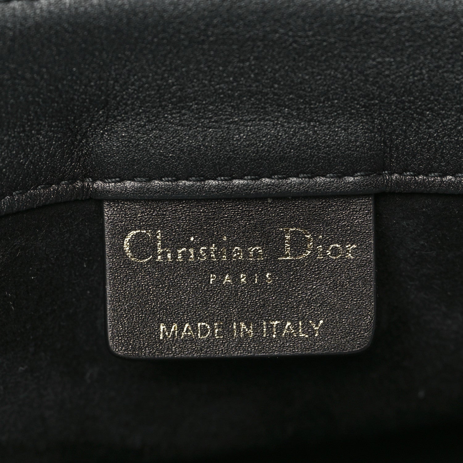 Christian Dior Calfskin Embossed Large Book Tote Black 6 of 8