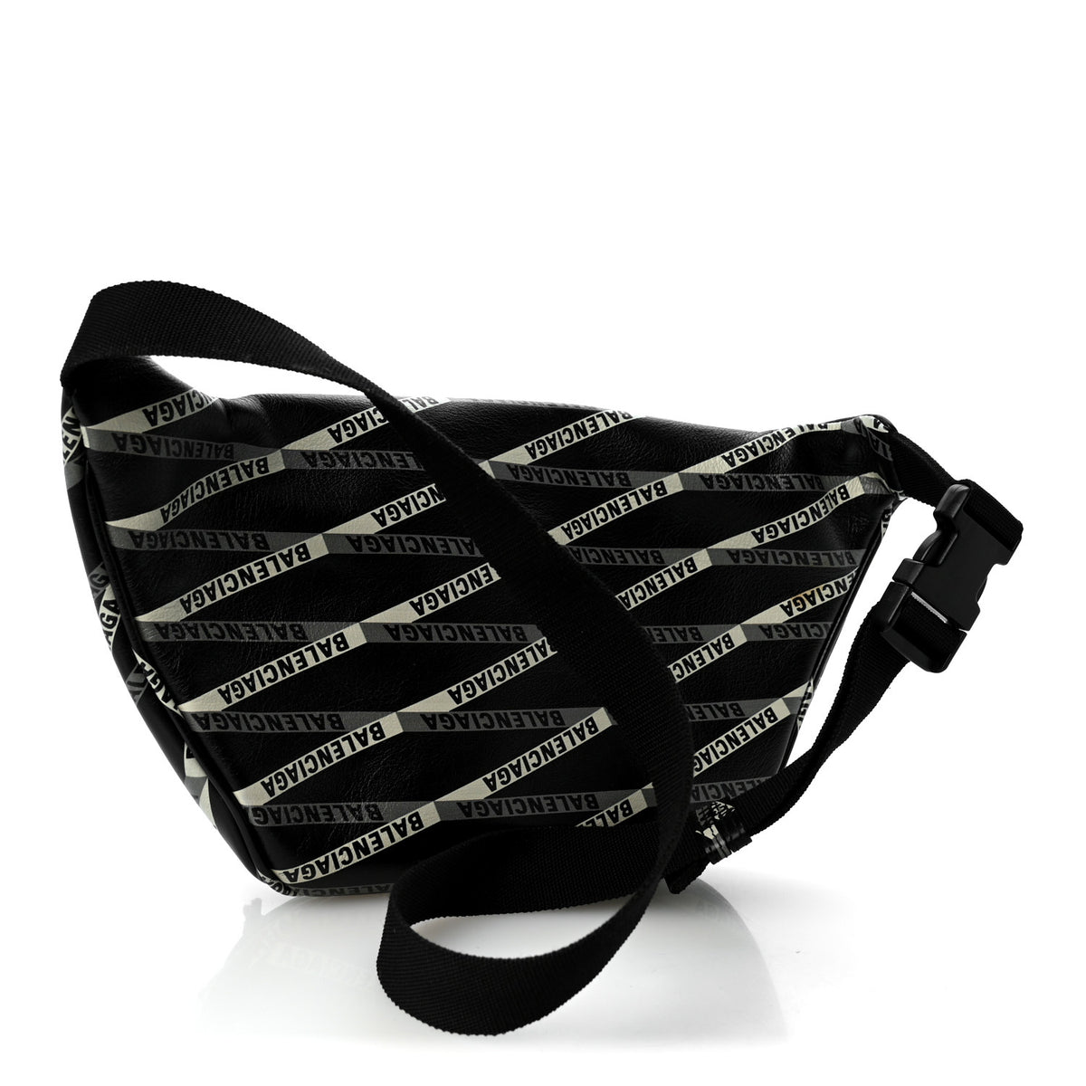 Smooth Calfskin Losange Monogram Explorer Belt Bag Black Grey