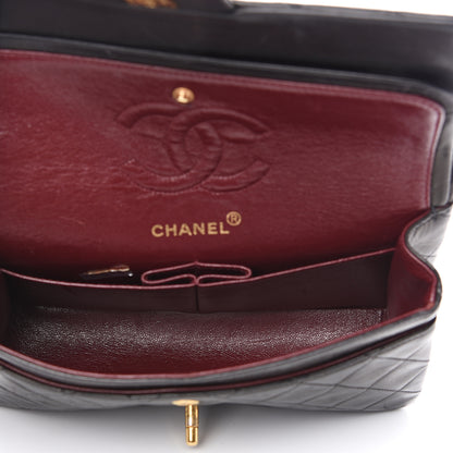Chanel Lambskin Quilted Small Double Flap Black 4 of 16