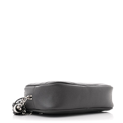 Saint Laurent Grain De Poudre Matelasse Monogram Mini Lou Camera Bag Storm 4 of 10