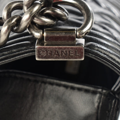 Chanel Lambskin Medium Celtic Boy Flap Black 8 of 8