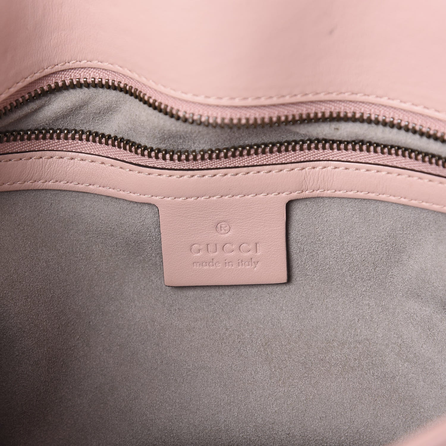 Gucci Calfskin Matelasse Small GG Marmont Shoulder Bag Perfect Pink 6 of 9