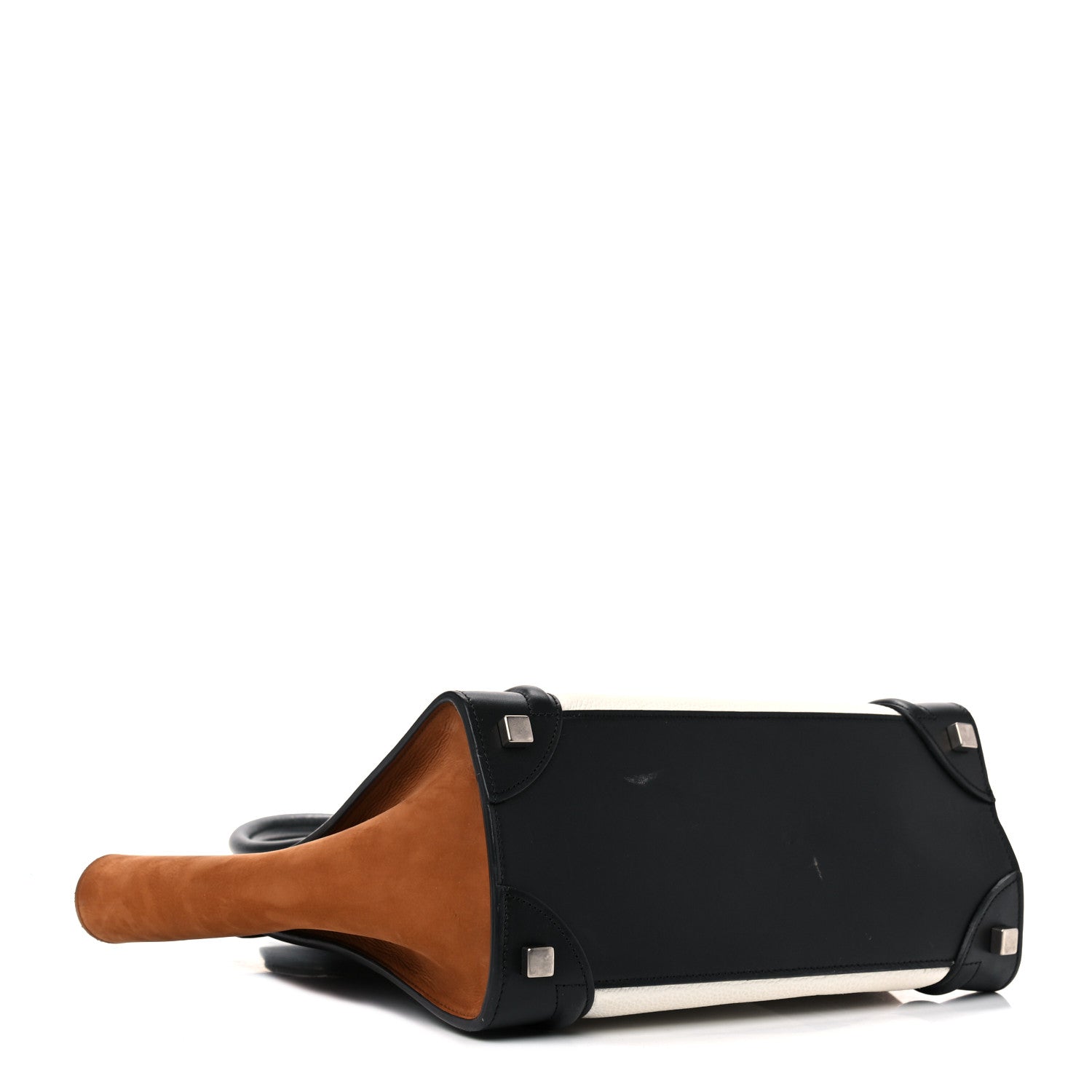 Celine Baby Grained Calfskin Nubuck Tri-Color Micro Luggage Iceberg 3 of 26