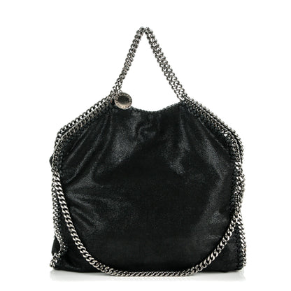 Stella McCartney Shaggy Deer Falabella Fold Over Tote Black 8 of 8