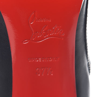 Christian Louboutin Calfskin Telezip 85 Ankle Bootie 37.5 Black 6 of 8