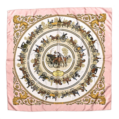 Hermes Silk La Promenade De Longchamps Scarf 90 1 of 8