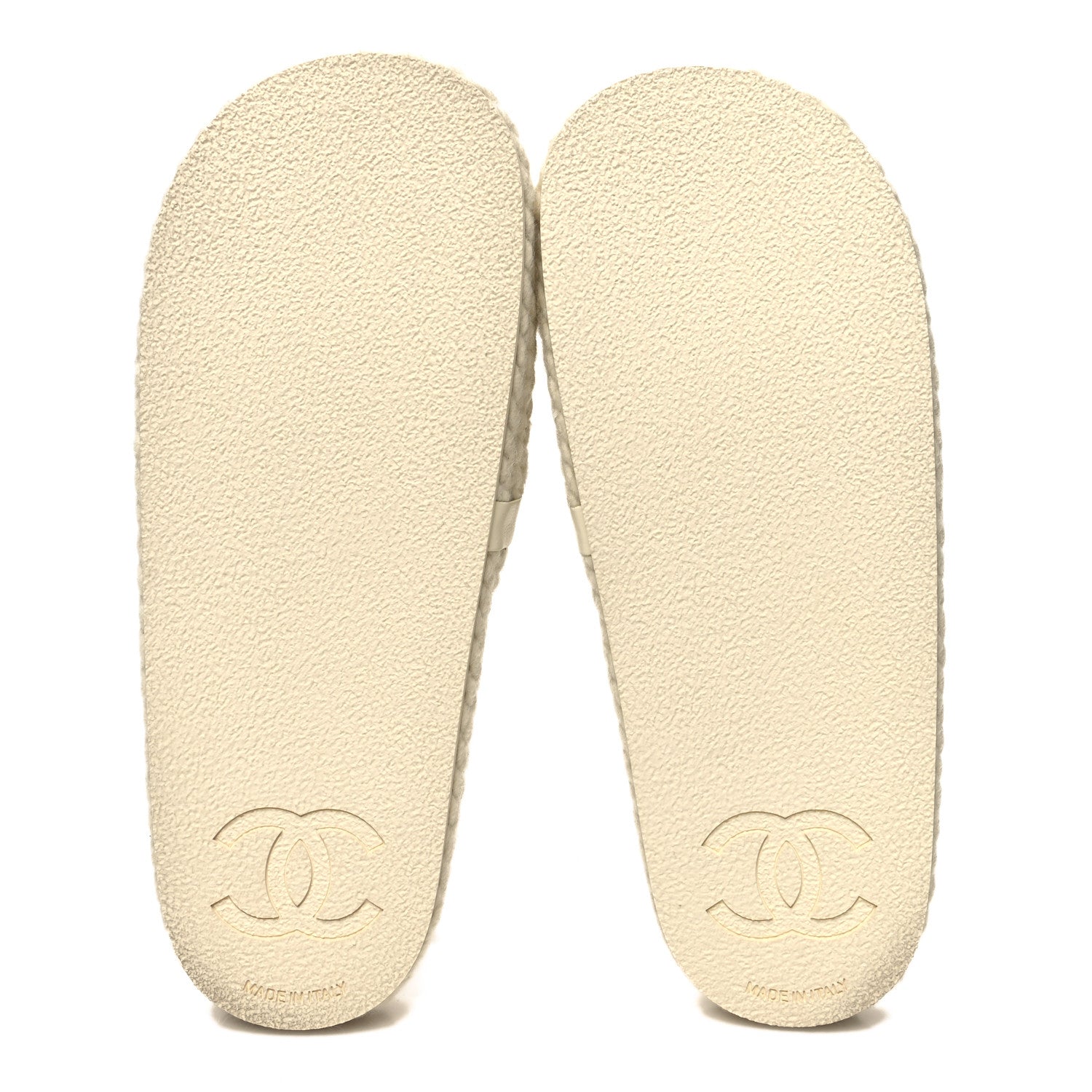Chanel Braided Knit CC Mules 39 Ecru 5 of 9
