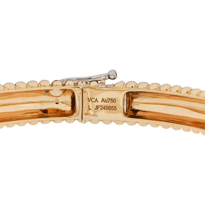 Van Cleef & Arpels 18K Yellow Gold Perlee Pearls of Gold 5 Row Bracelet L 3 of 4