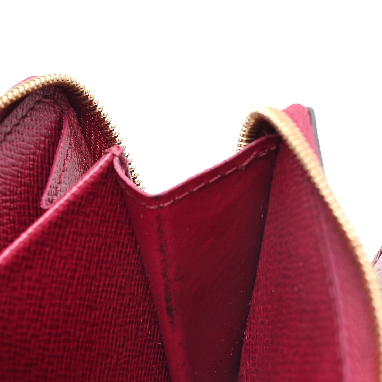 Monogram Lou Zippy Compact Wallet Red