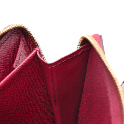 Louis Vuitton Monogram Lou Zippy Compact Wallet Red 8 of 8