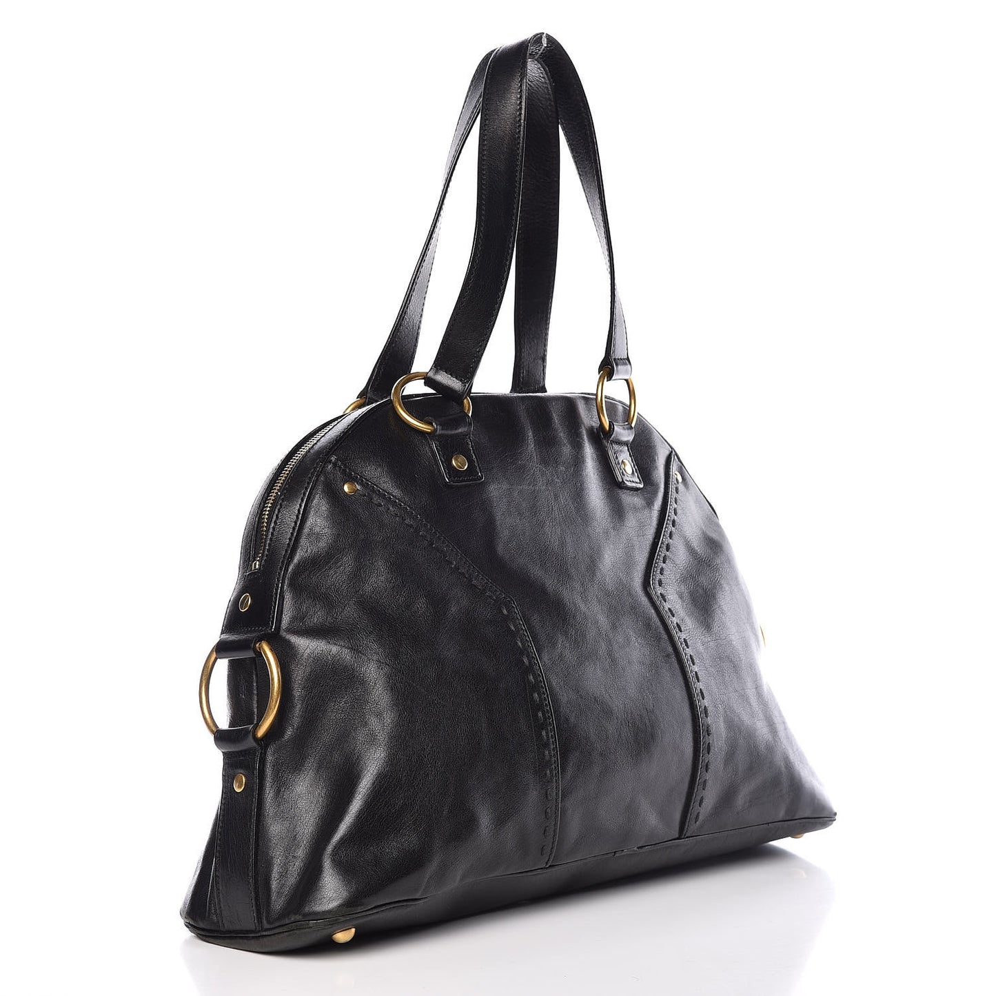 Calfskin Large Muse Black