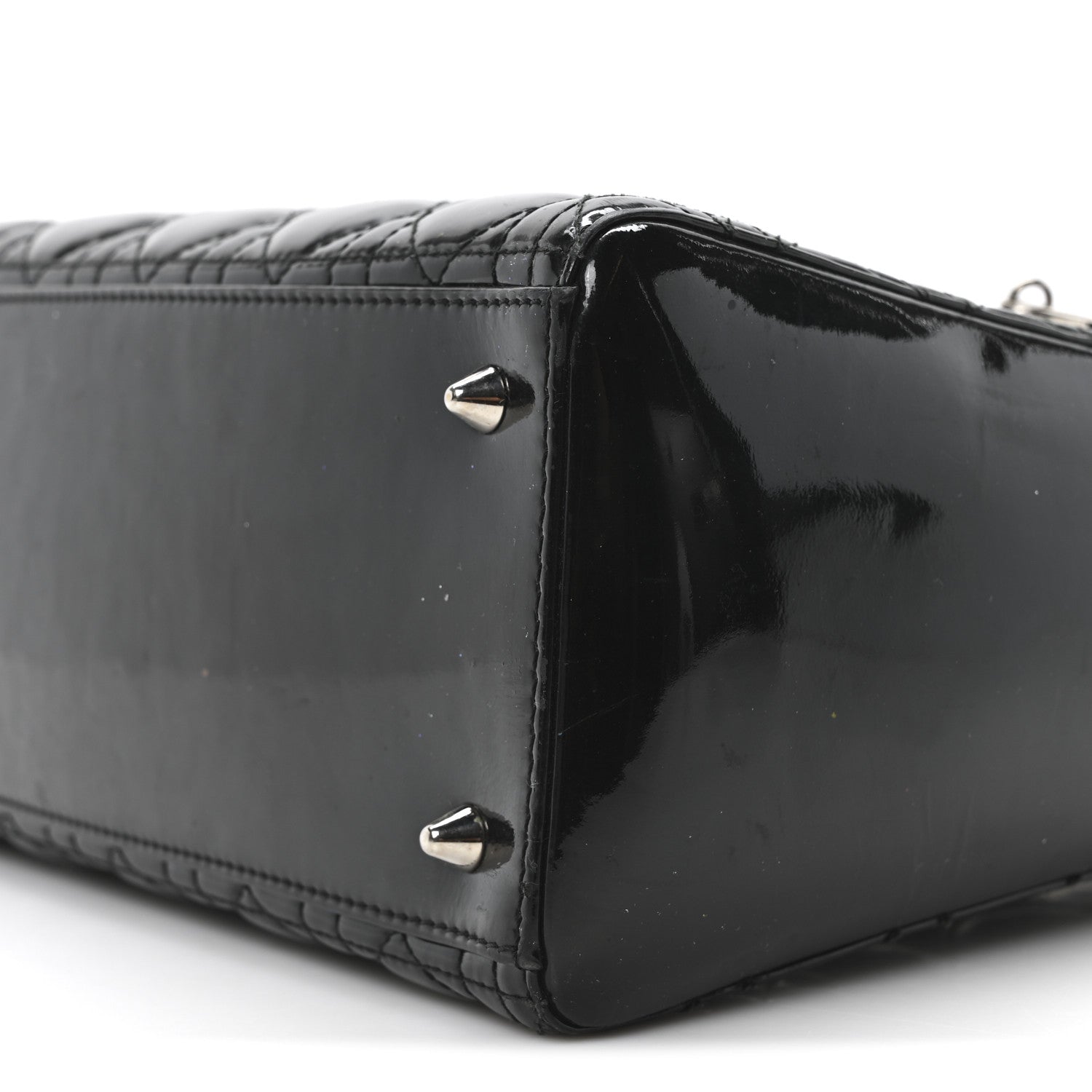 Christian Dior Patent Cannage Medium Lady Dior Black 10 of 10