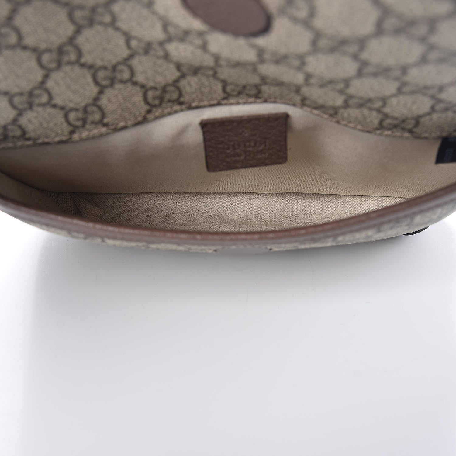 Gucci GG Supreme Monogram Neo Vintage Web Belt Bag Brown 5 of 7