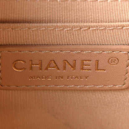 Chanel Calfskin Chevron Quilted Small Urban Spirit Backpack Beige 6 of 10
