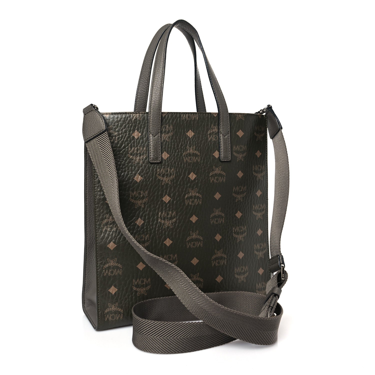 MCM Visetos Small Portuna Tote Sea Turtle 3 of 9