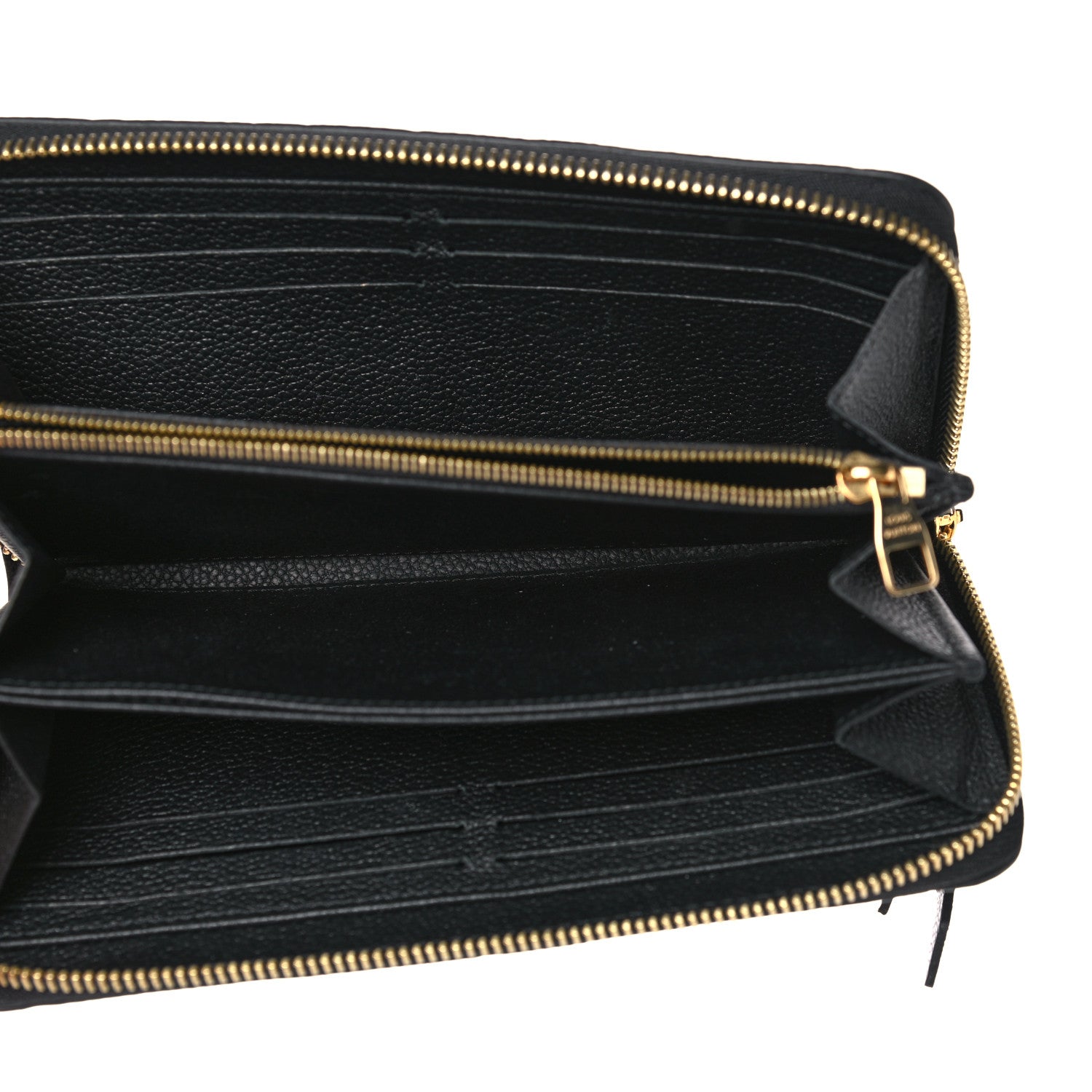 Louis Vuitton Empreinte Zippy Wallet Black 5 of 8