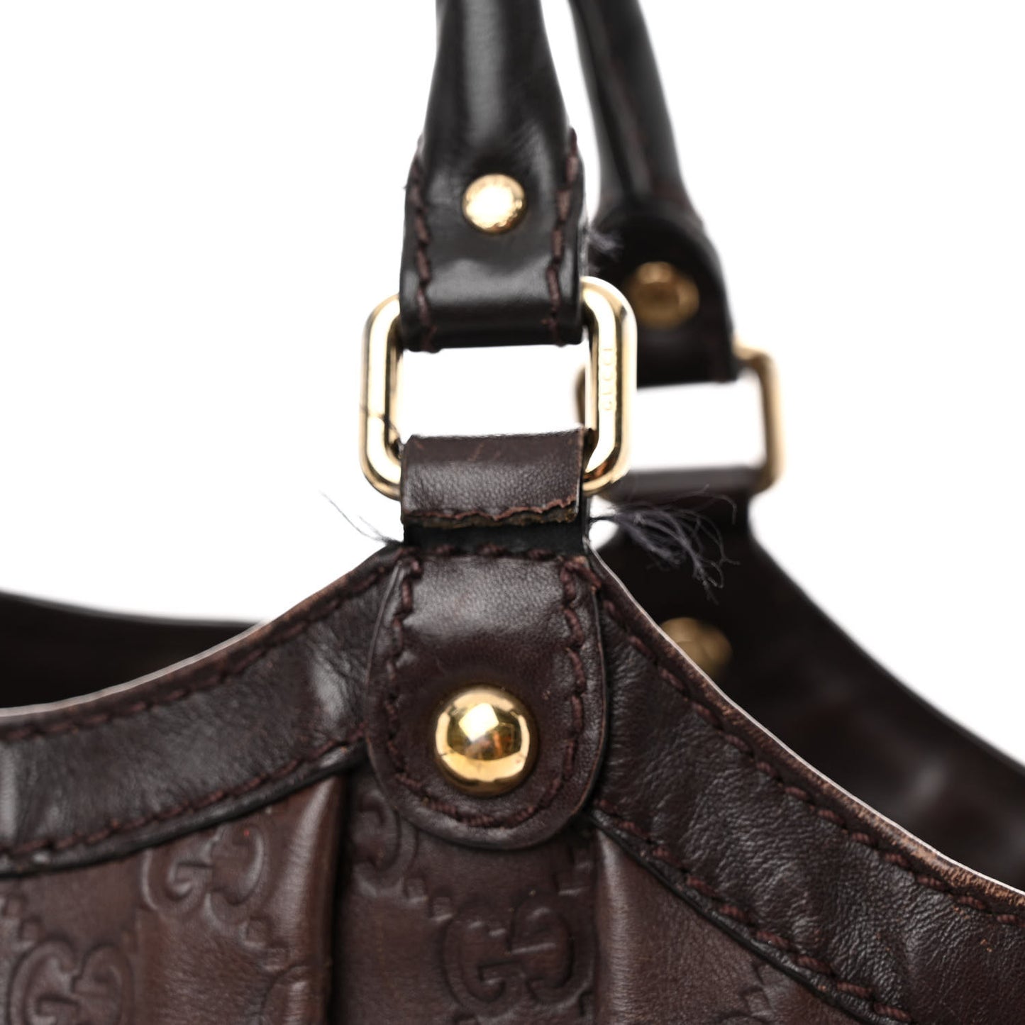 Guccissima Medium Sukey Tote Chocolate