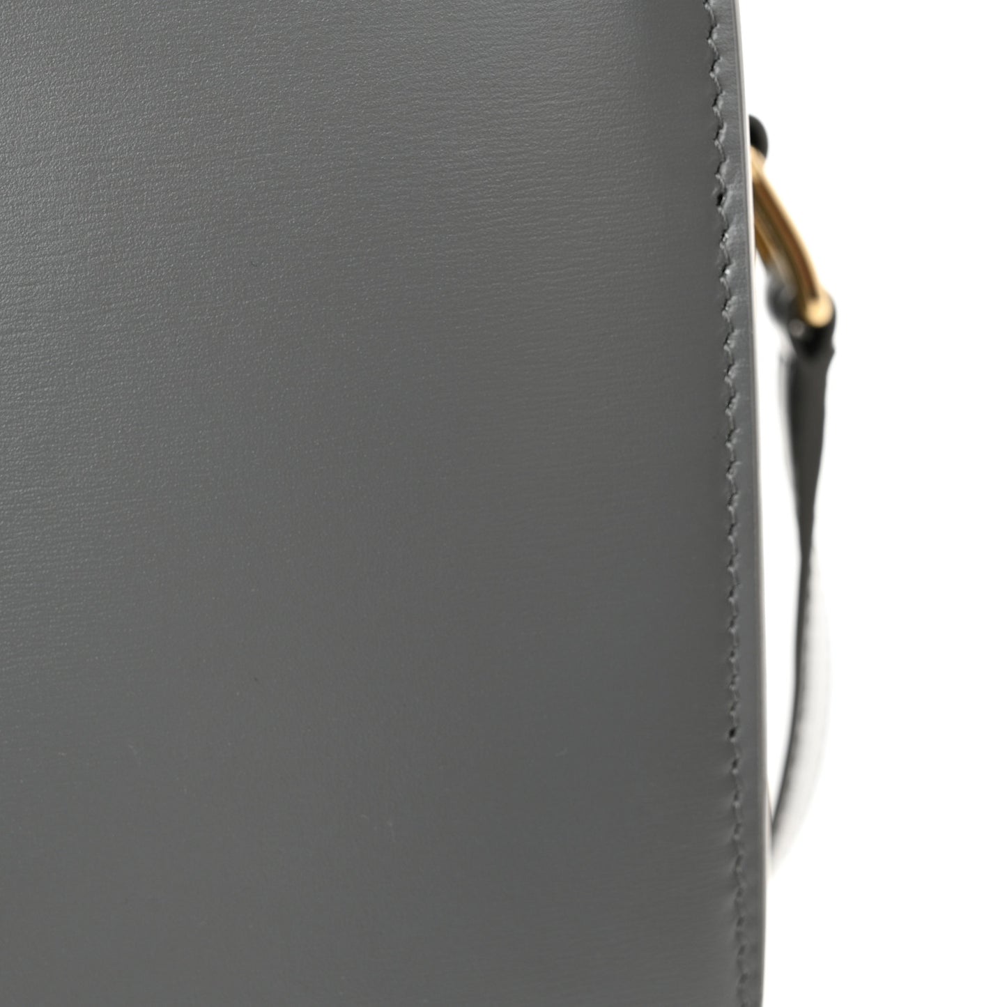 Shiny Calfskin Medium Triomphe Zinc