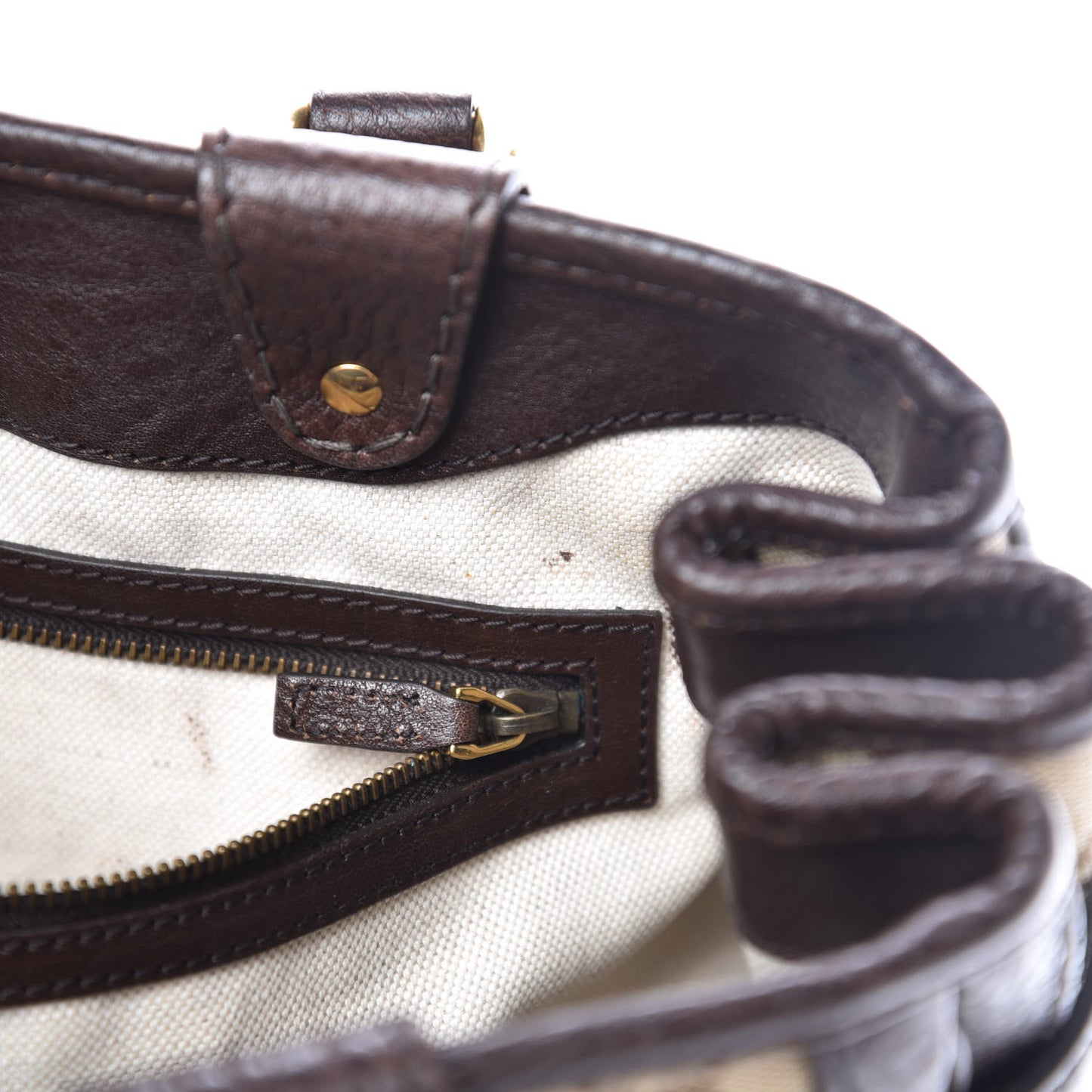 Monogram Medium GG Running Tote Dark Brown
