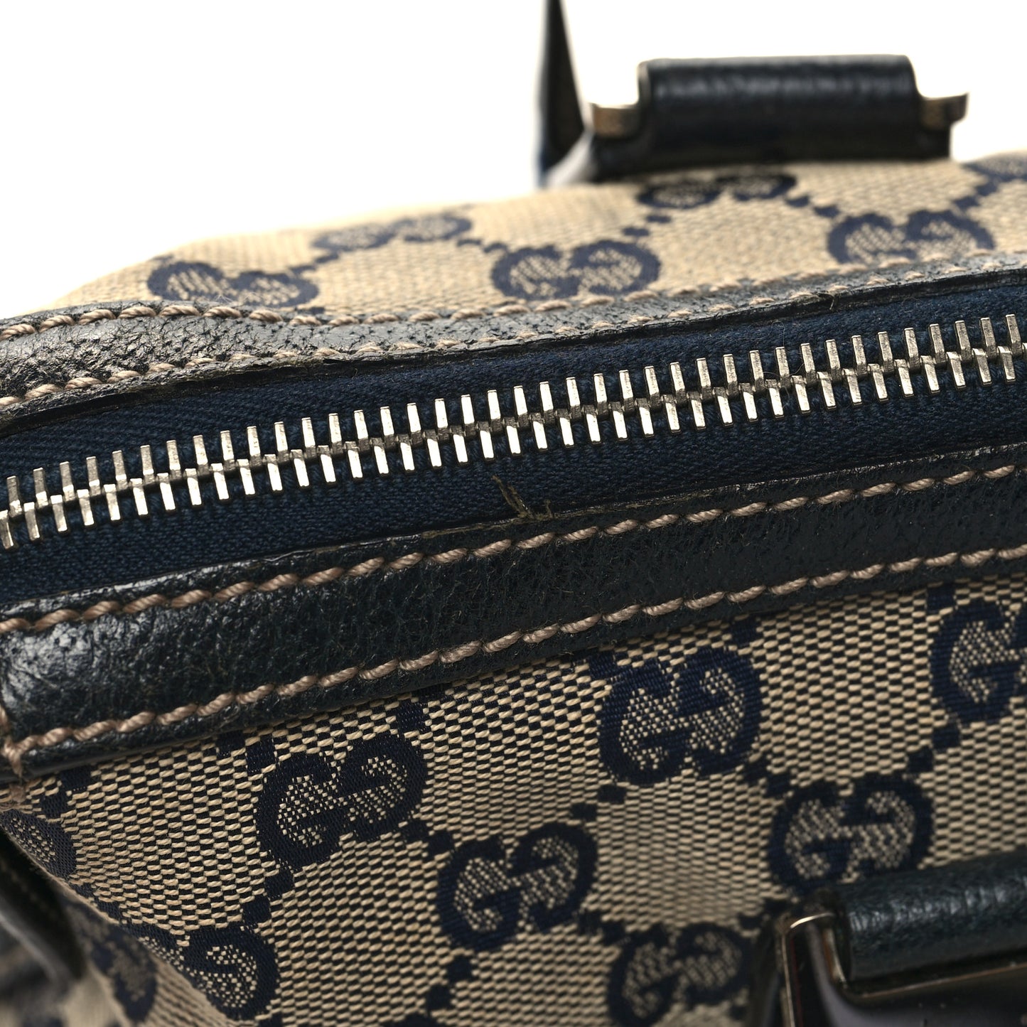 GG Monogram Web Pop Tote Navy