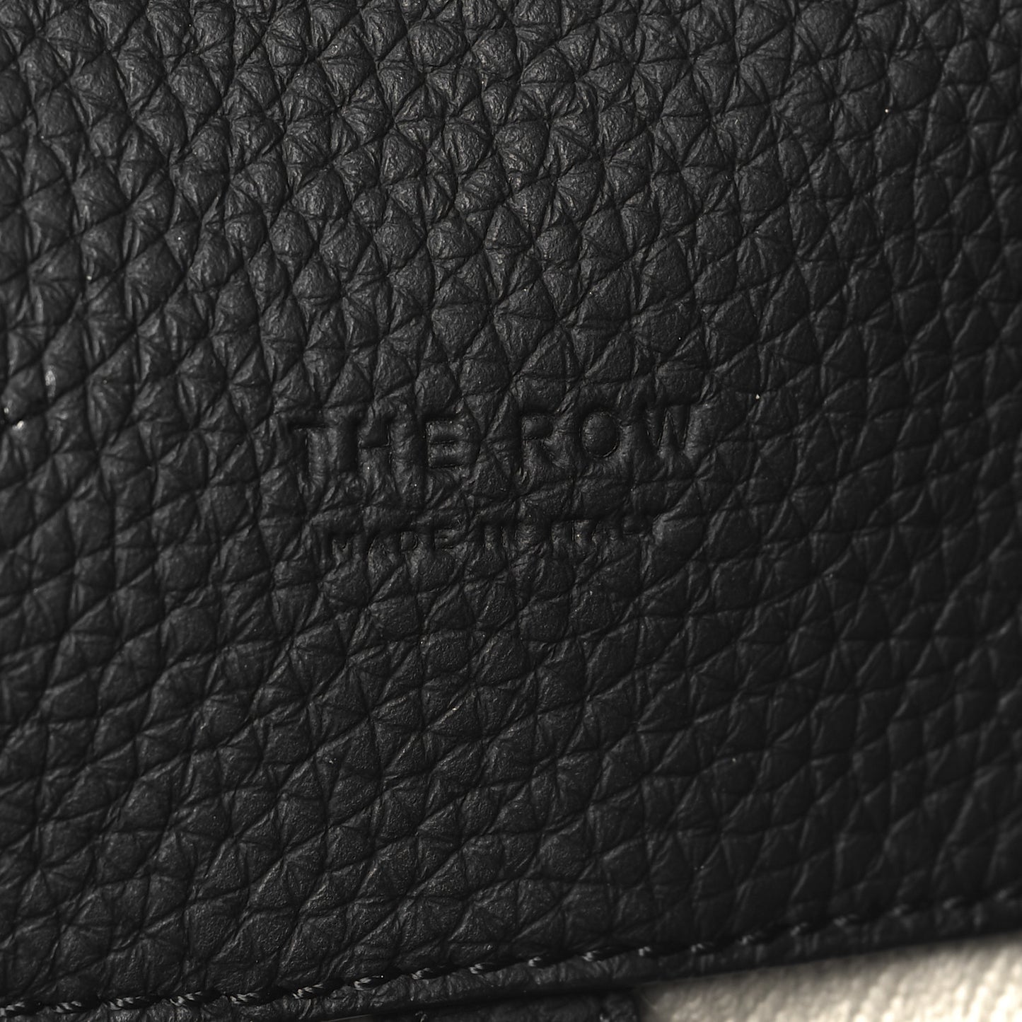 Matte Grained Calfskin Soft Margaux 15 Black