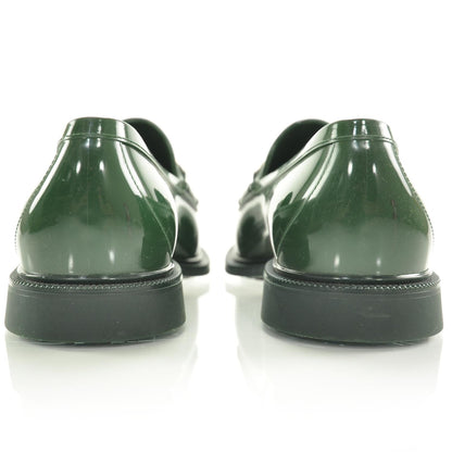 Gucci Mens Rubber Horsebit Moccasin Loafers Green 7 4 of 8