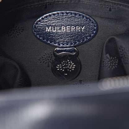 Mulberry Glossy Goatskin Small Del Rey Satchel Midnight 7 of 11