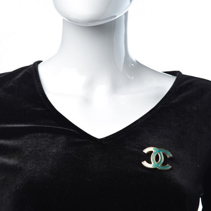 Chanel Iridescent CC Brooch Gold 2 of 7