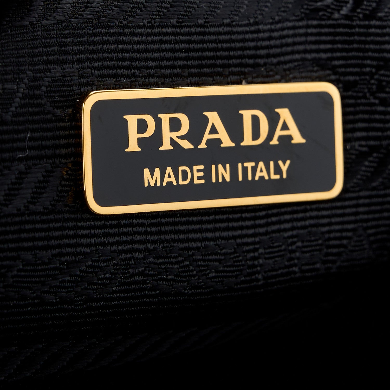 Prada Jacquard Calfskin Triangolo Symbole Embroidered Mini Triangle Double Bag Black Corda 7 of 10