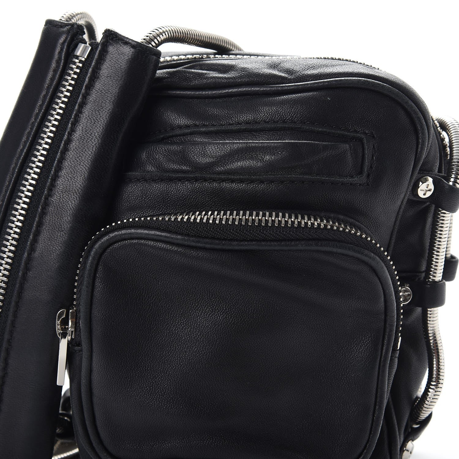 Alexander Wang Washed Lambskin Brenda Chain Bag Black 10 of 12