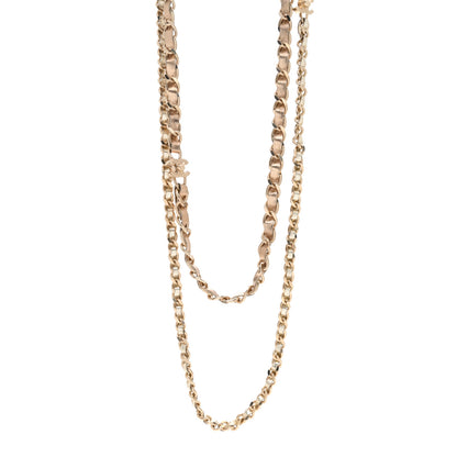 Chanel Lambskin CC Turnlock Long Necklace Gold 1 of 5