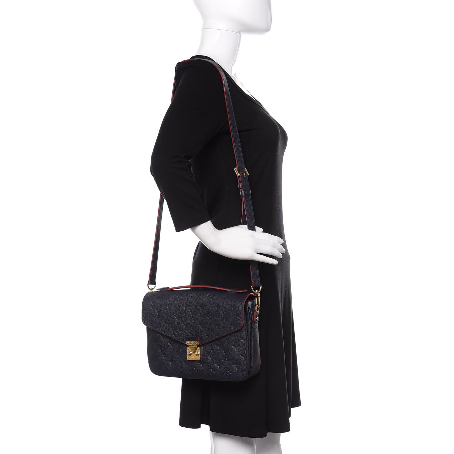 Empreinte Pochette Metis Marine Rouge