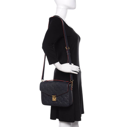 Louis Vuitton Empreinte Pochette Metis Marine Rouge 2 of 12