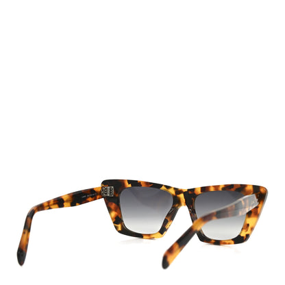 Celine Acetate Cat Eye Sunglasses CL40187I Dark Havana 4 of 7