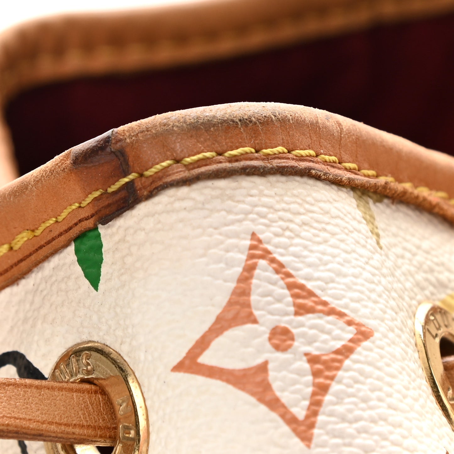 Monogram Multicolor Petit Noe White