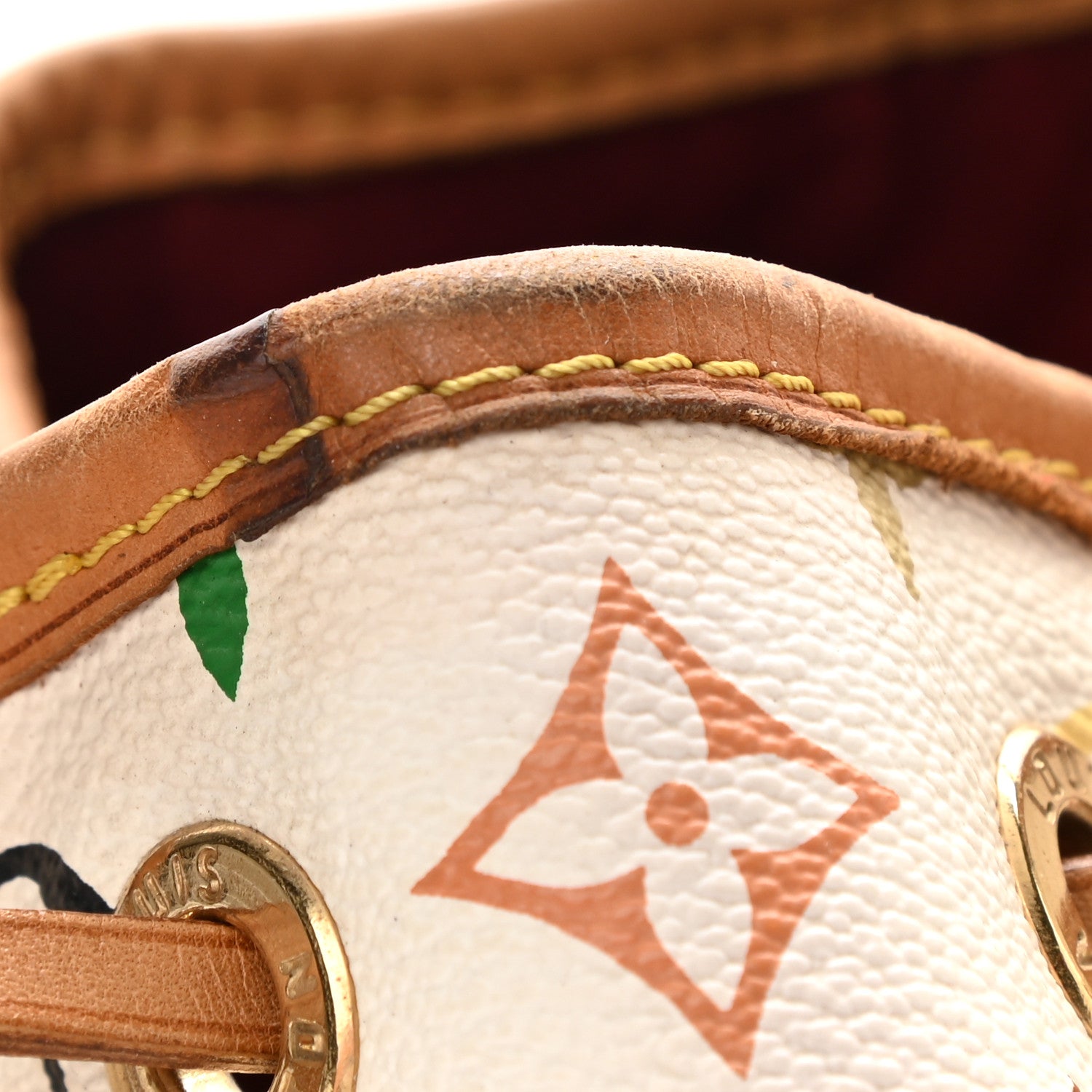Louis Vuitton Monogram Multicolor Petit Noe White 10 of 11