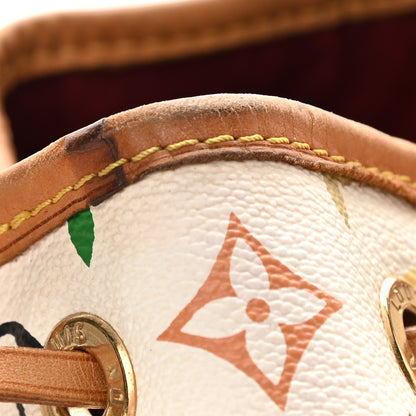 Louis Vuitton Monogram Multicolor Petit Noe White 10 of 11