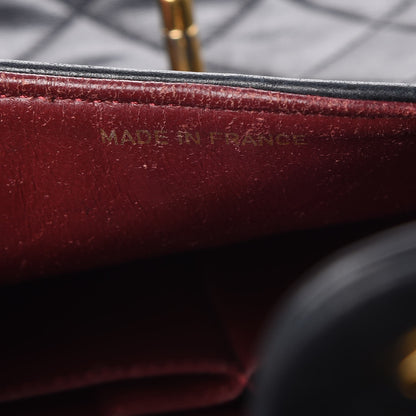 Chanel Lambskin Quilted Medium Double Flap Black 11 of 16