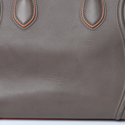 Celine Supple Calfskin Medium Phantom Luggage Grey 17 of 18