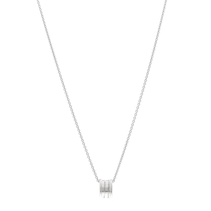 Bulgari 18K White Gold B.Zero1 Pendant Necklace 1 of 4