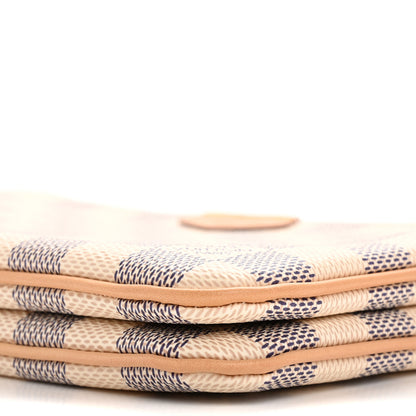 Louis Vuitton Damier Azur Double Zip Pochette 9 of 12